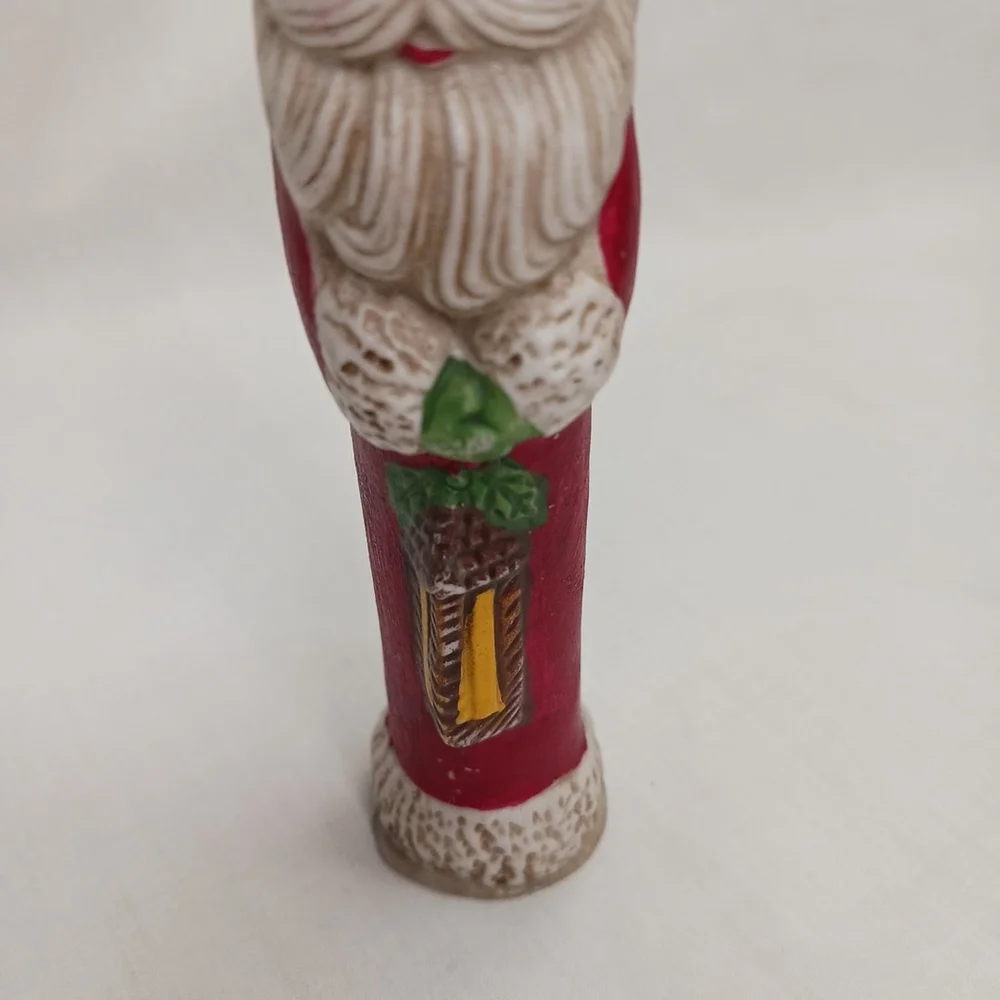 Christmas Ceramic Santa Claus Ornament Jim Shore Style 6